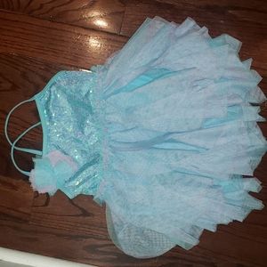 Little stars dance tutu dress leotard